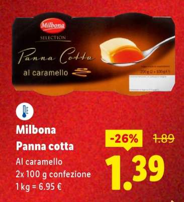 Milbona Panna cotta