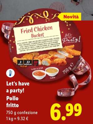 Let's have a party! Pollo fritto
