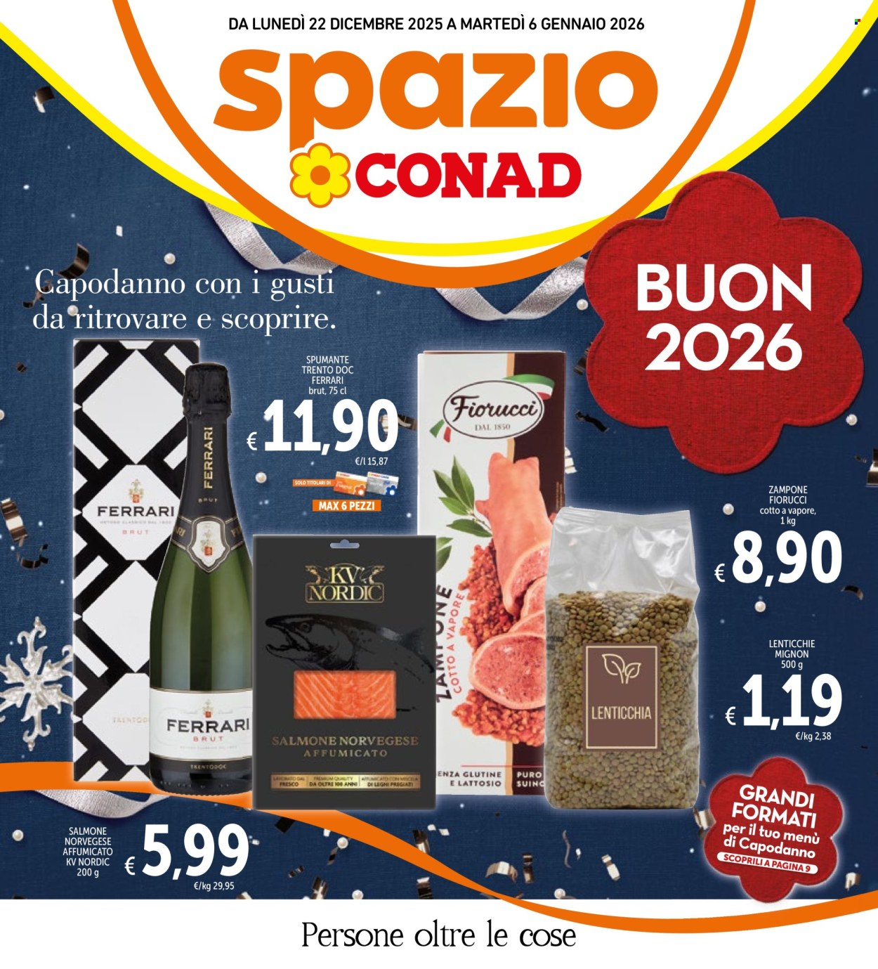 Volantino Spazio Conad - 22/12/2025 - 6/1/2026. Pagina 1