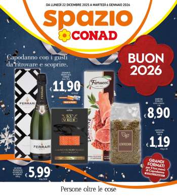 Volantino Spazio Conad - 22/12/2025 - 6/1/2026.
