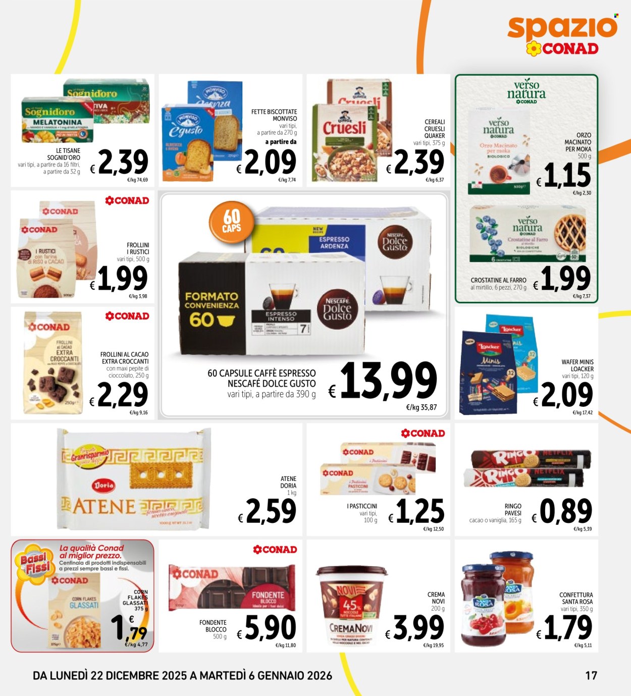 Volantino Spazio Conad - 22/12/2025 - 6/1/2026. Pagina 17