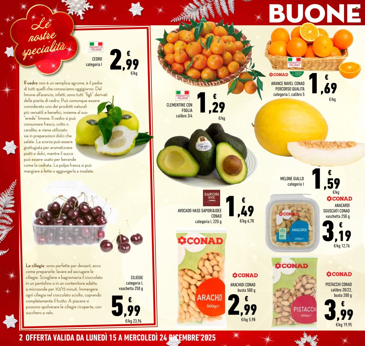 Volantino Conad - 15/12/2025 - 24/12/2025. Pagina 2