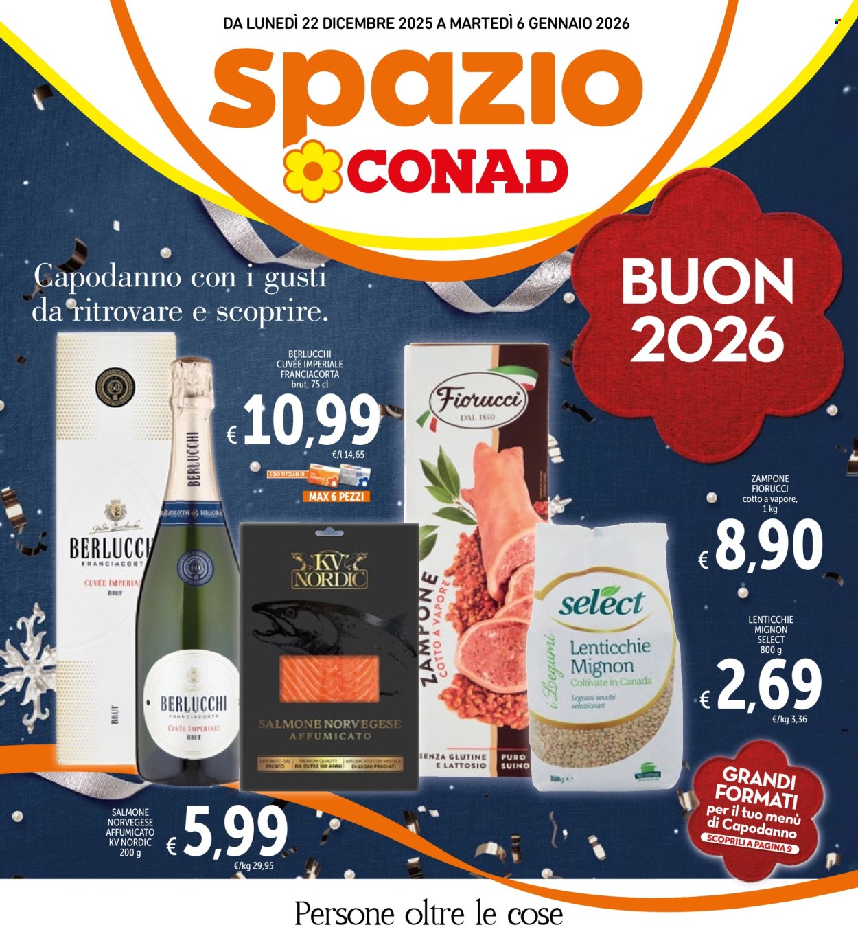 Volantino Spazio Conad - 22/12/2025 - 6/1/2026. Pagina 1
