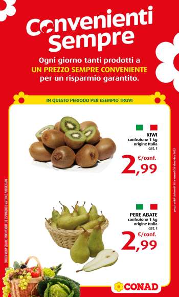 Volantino Conad - 15/12/2025 - 26/12/2025.
