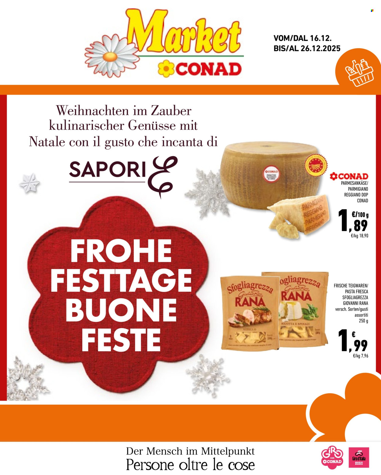 Volantino Market Conad - 16/12/2025 - 31/12/2025. Pagina 1