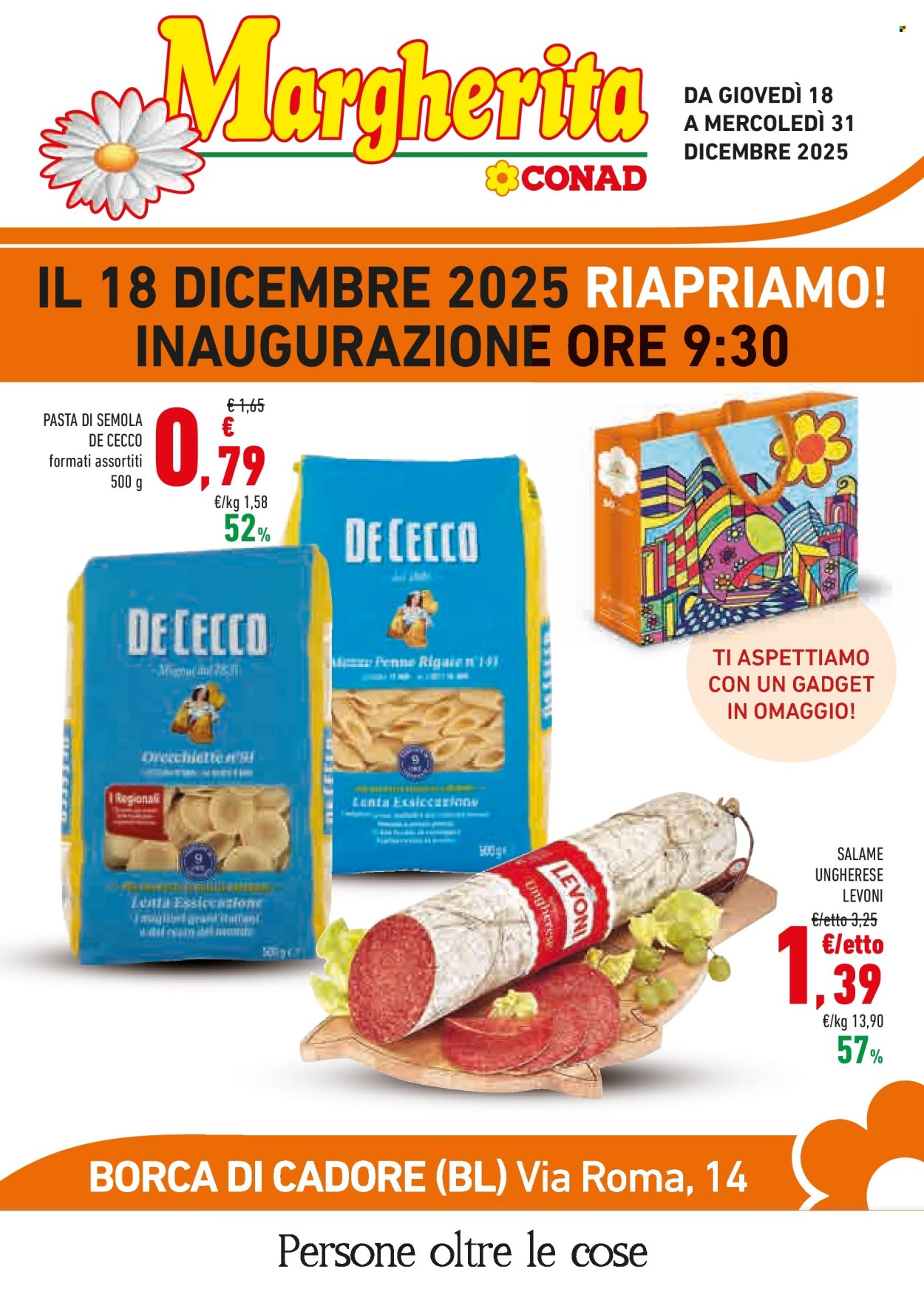Volantino Margherita Conad - 18/12/2025 - 31/12/2025. Pagina 1