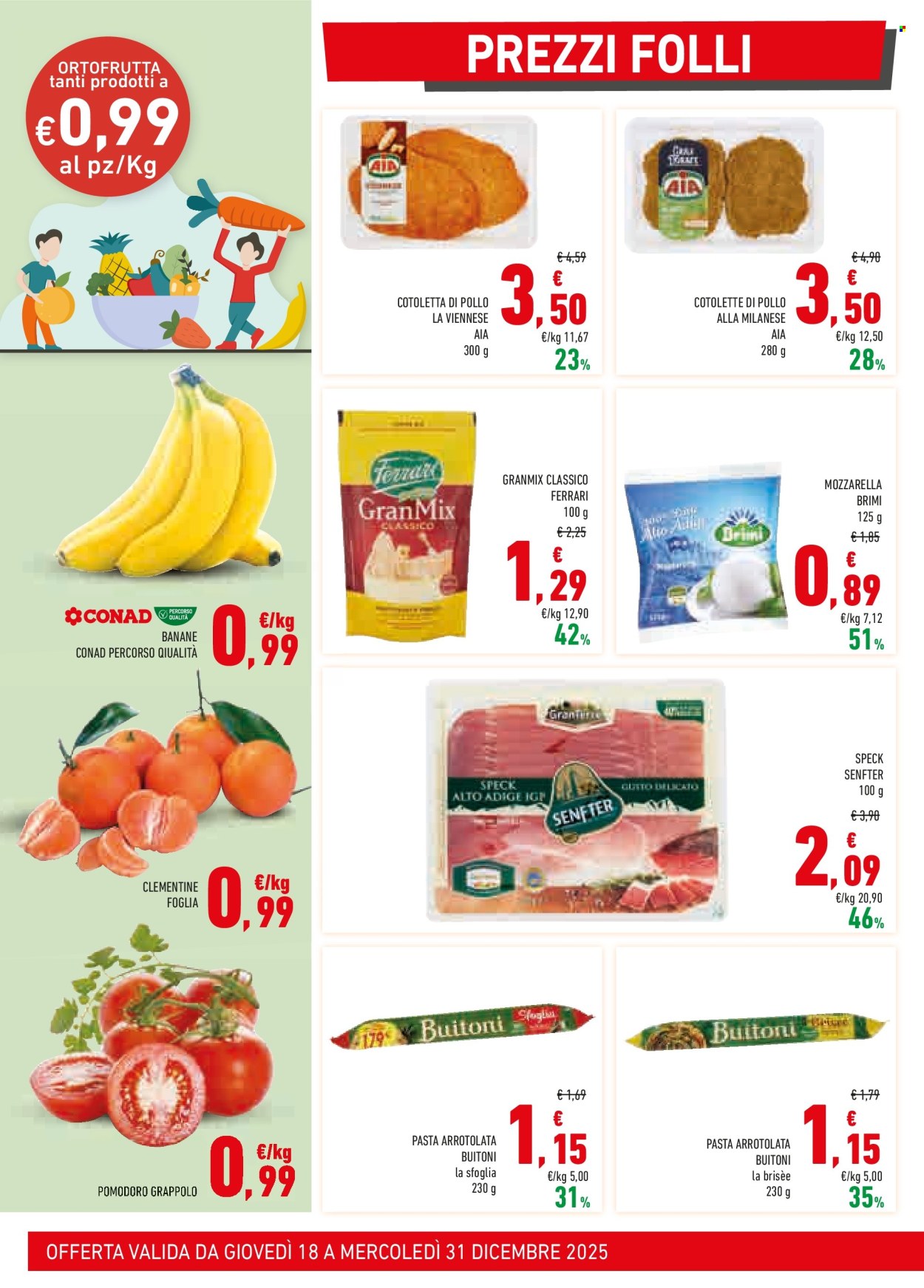 Volantino Margherita Conad - 18/12/2025 - 31/12/2025. Pagina 2
