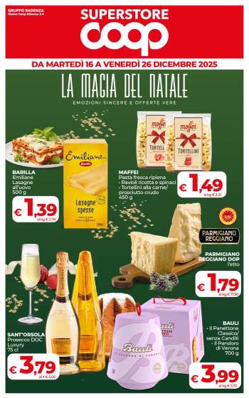 Volantino Coop - 16/12/2025 - 26/12/2025.