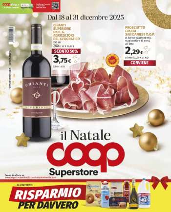 Volantino Coop - 18/12/2025 - 31/12/2025.