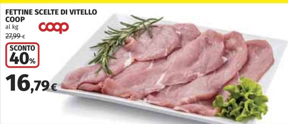 FETTINE SCELTE DI VITELLO COOP