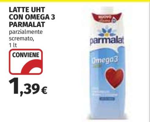 LATTE UHT CON OMEGA 3 PARMALAT