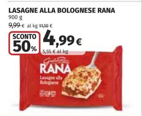 LASAGNE ALLA BOLOGNESE RANA