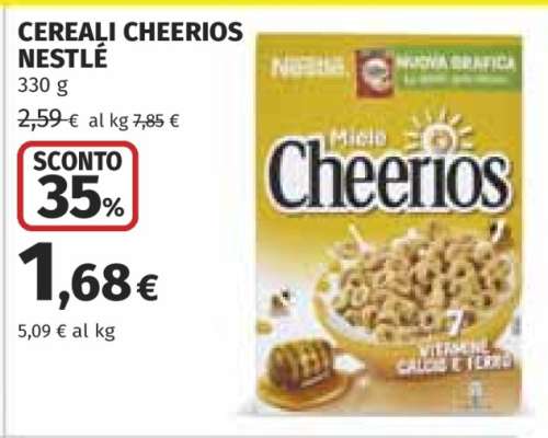 Cereali Cheerios Nestlé