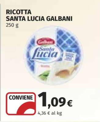 RICOTTA SANTA LUCIA GALBANI