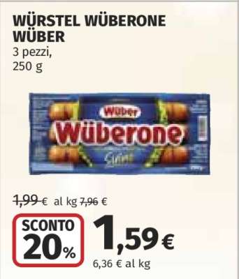 WÜRSTEL WÜBERONE WÜBER