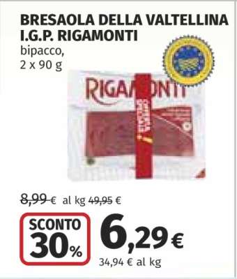 Bresaola della Valtellina I.G.P. Rigamonti