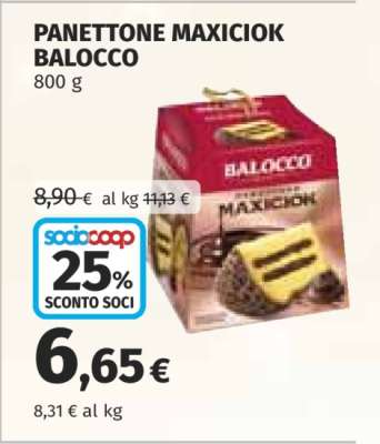 Panettone Maxiciok Balocco