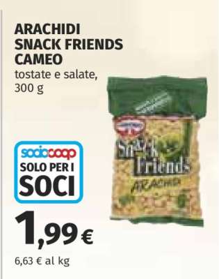 Arachidi Snack Friends Cameo