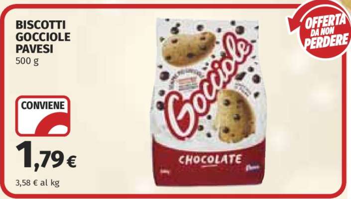 Biscotti Gocciole Pavesi