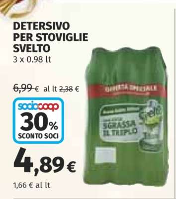 Detersivo per stoviglie Svelto