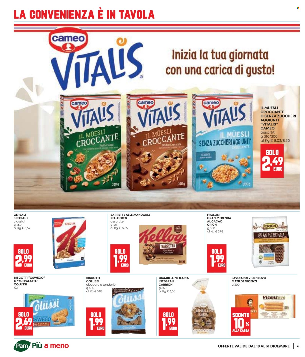 Volantino Pam Panorama - 18/12/2025 - 31/12/2025. Pagina 6