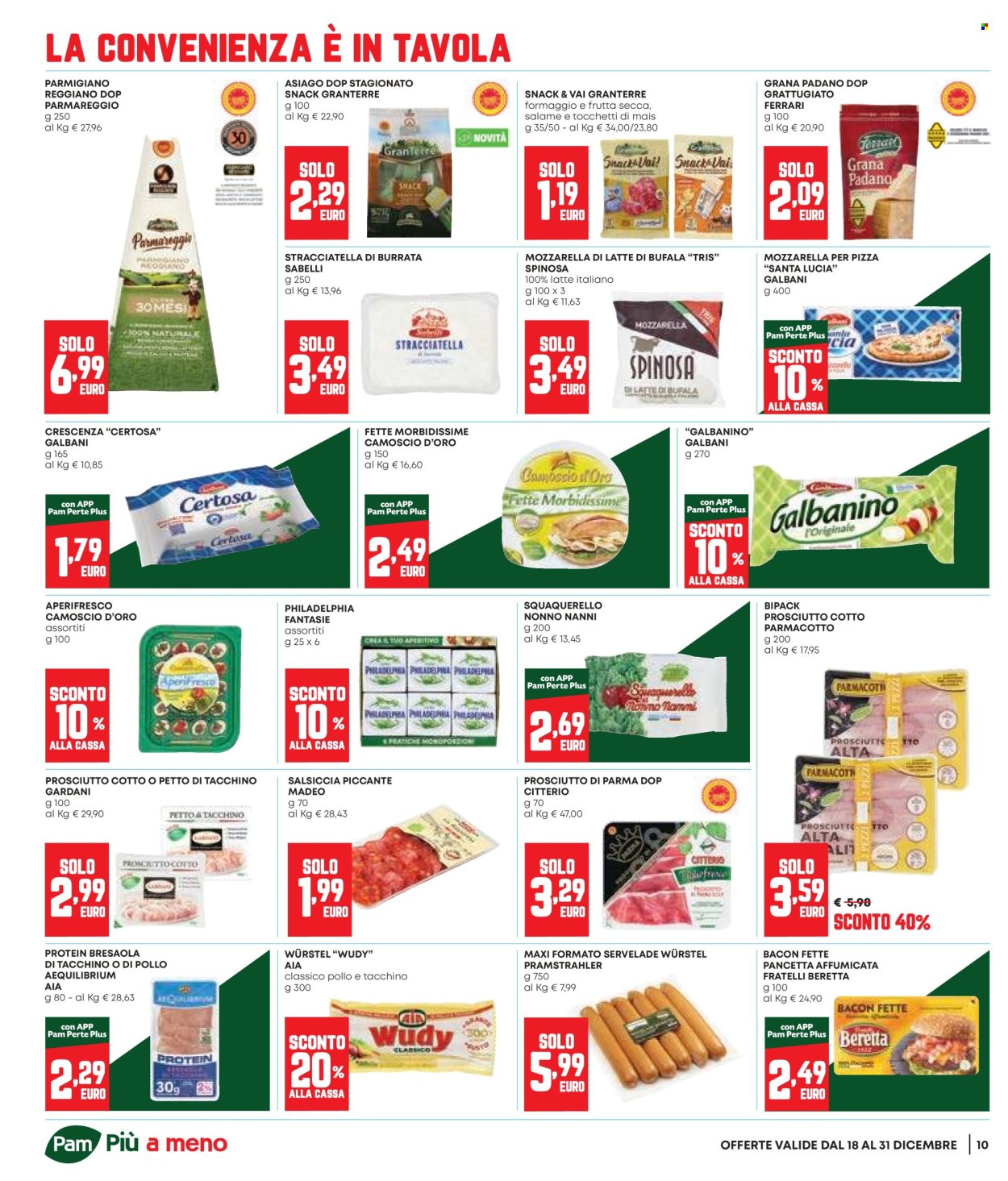 Volantino Pam Panorama - 18/12/2025 - 31/12/2025. Pagina 10
