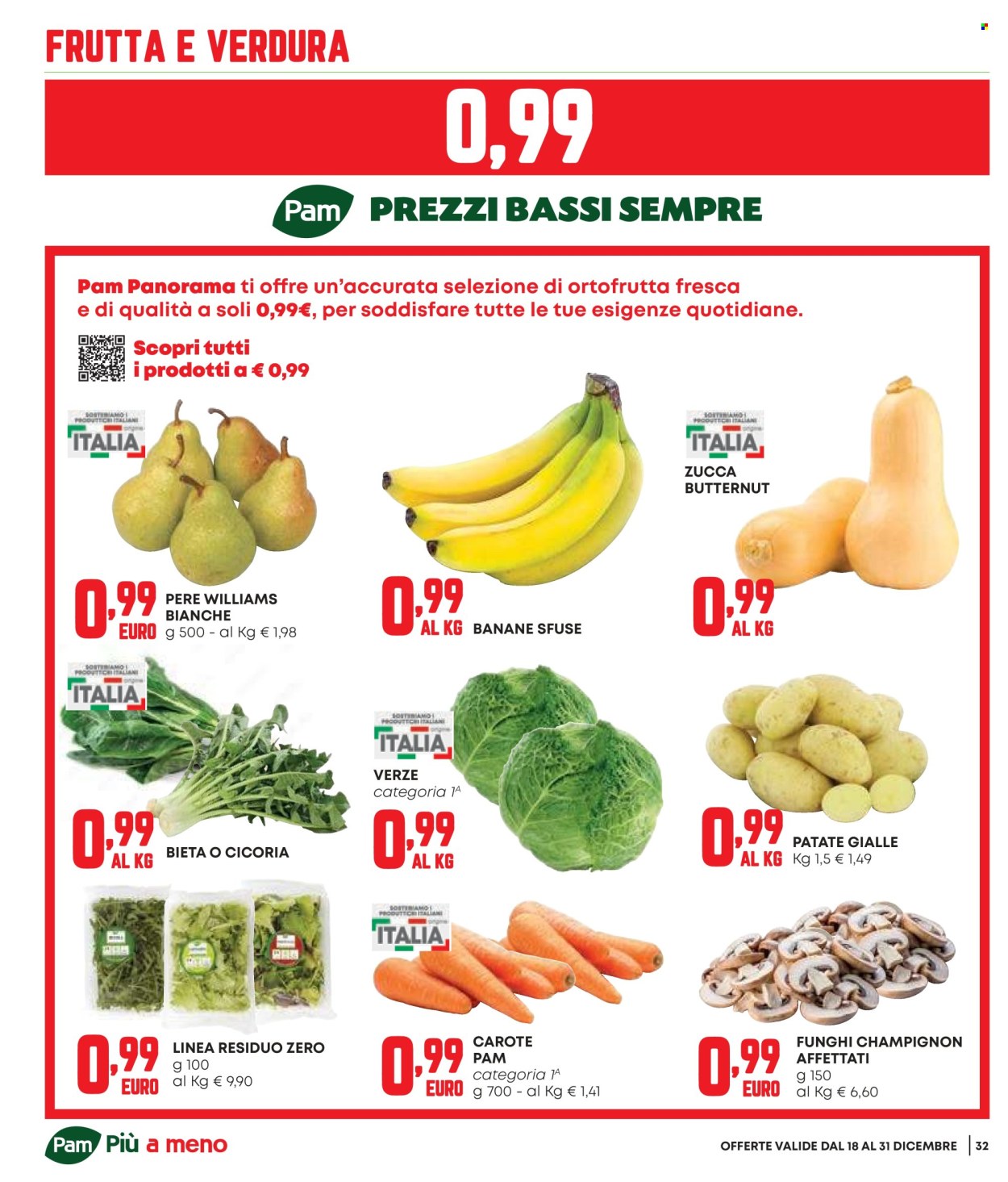 Volantino Pam Panorama - 18/12/2025 - 31/12/2025. Pagina 32
