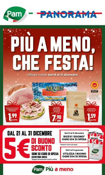 Volantino Pam Panorama - 18/12/2025 - 31/12/2025.