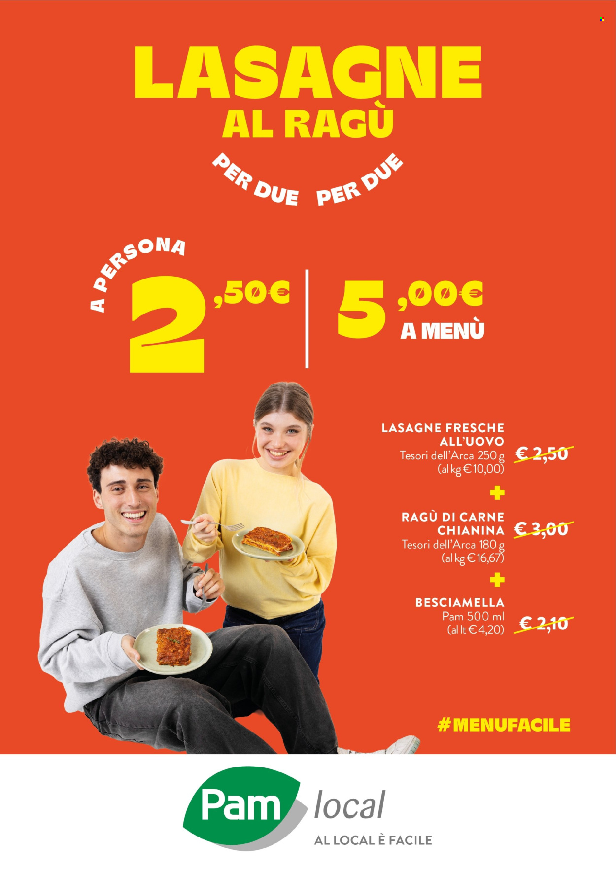 Volantino Pam local. Pagina 1