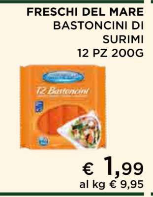 FRESCHI DEL MARE BASTONCINI DI SURIMI
