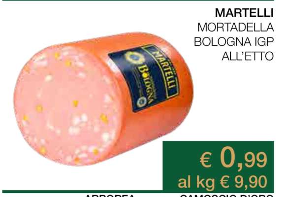 MARTELLI MORTADELLA BOLOGNA IGP ALL’ETTO