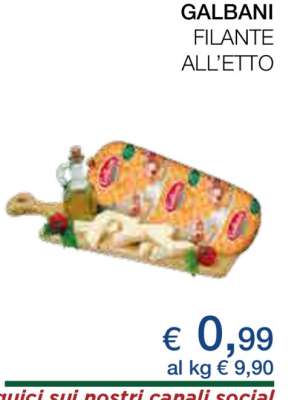 GALBANI FILANTE ALL’ETTO