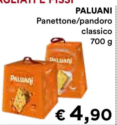 PALUANI Panettone/pandoro classico