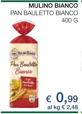 Mulino Bianco Pan Bauletto Bianco