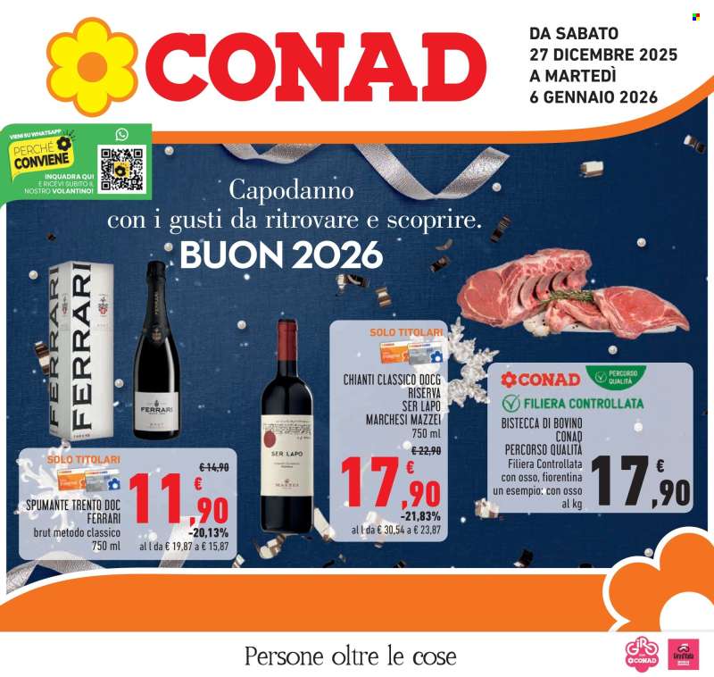 Volantino Conad - 27/12/2025 - 6/1/2026.