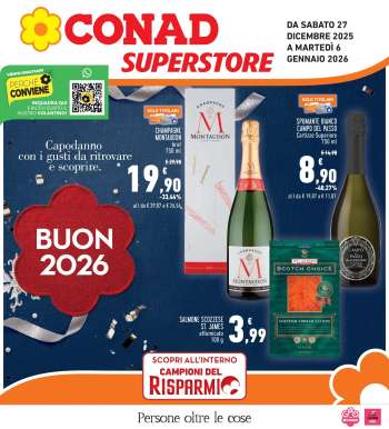 Volantino Conad - 27/12/2025 - 6/1/2026.