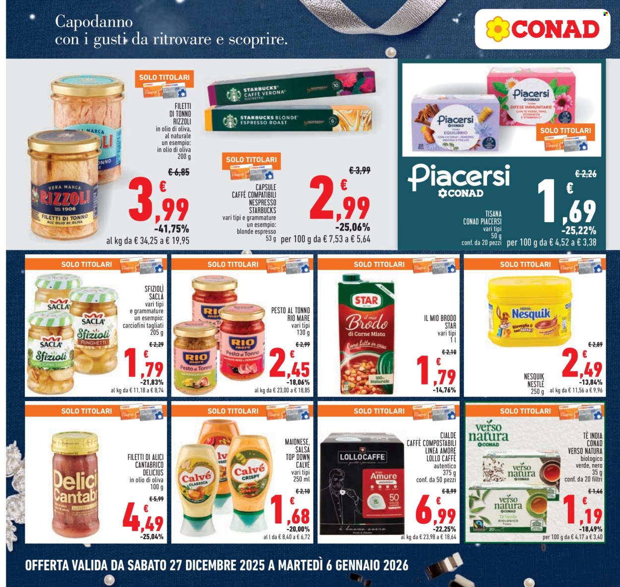 Volantino Conad - 27/12/2025 - 6/1/2026. Pagina 16