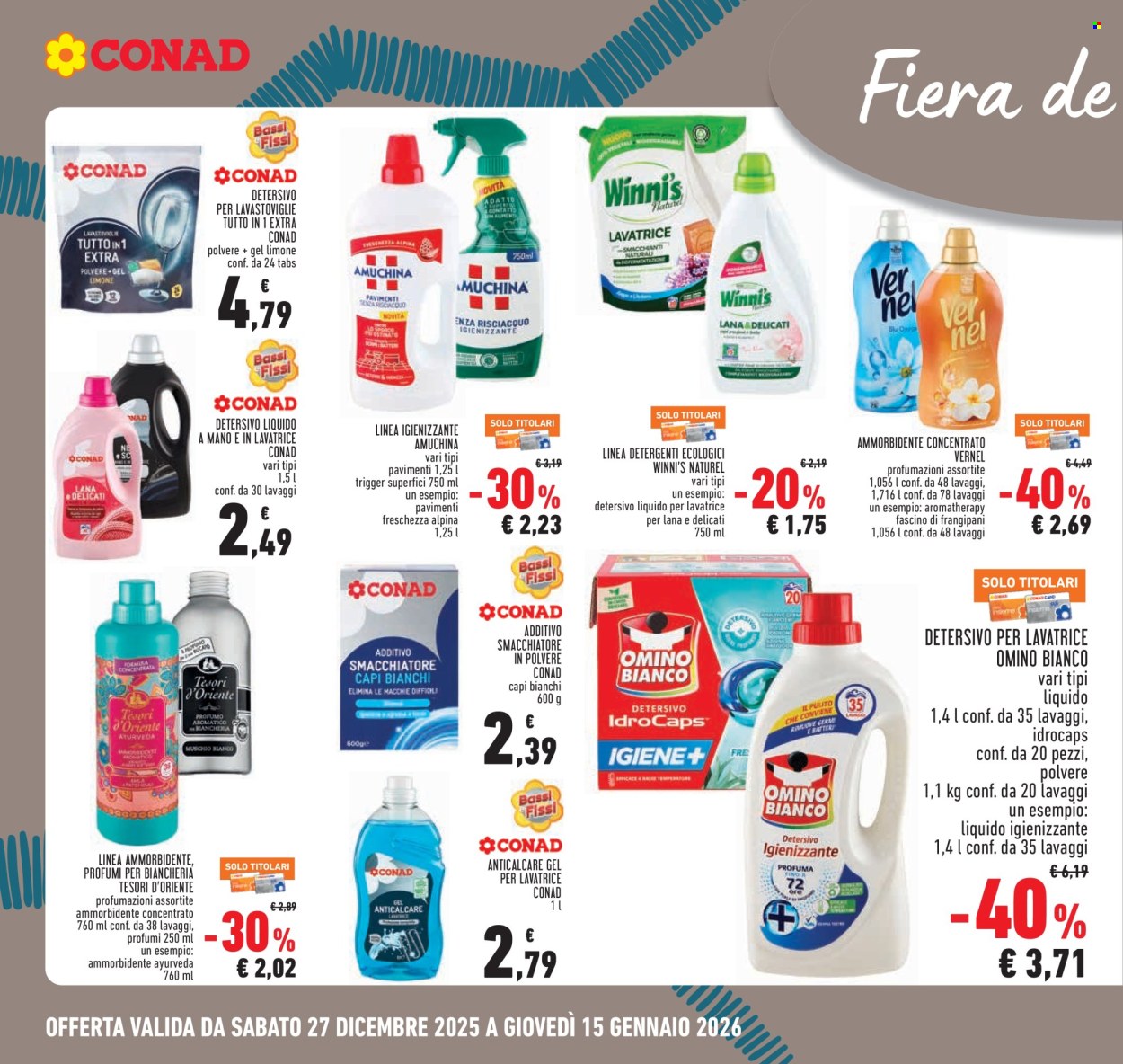 Volantino Conad - 27/12/2025 - 6/1/2026. Pagina 22