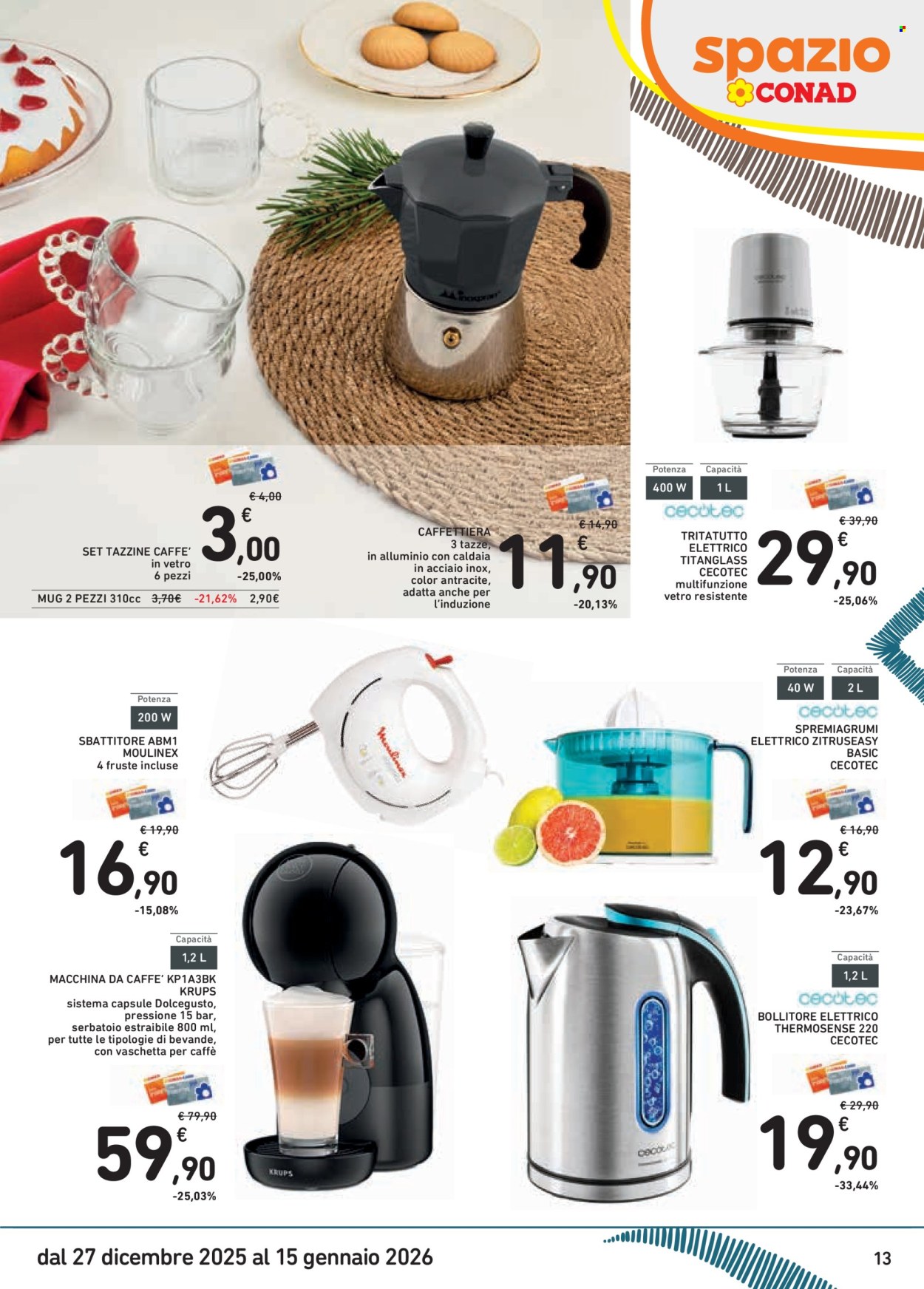 Volantino Spazio Conad - 27/12/2025 - 15/1/2026. Pagina 13