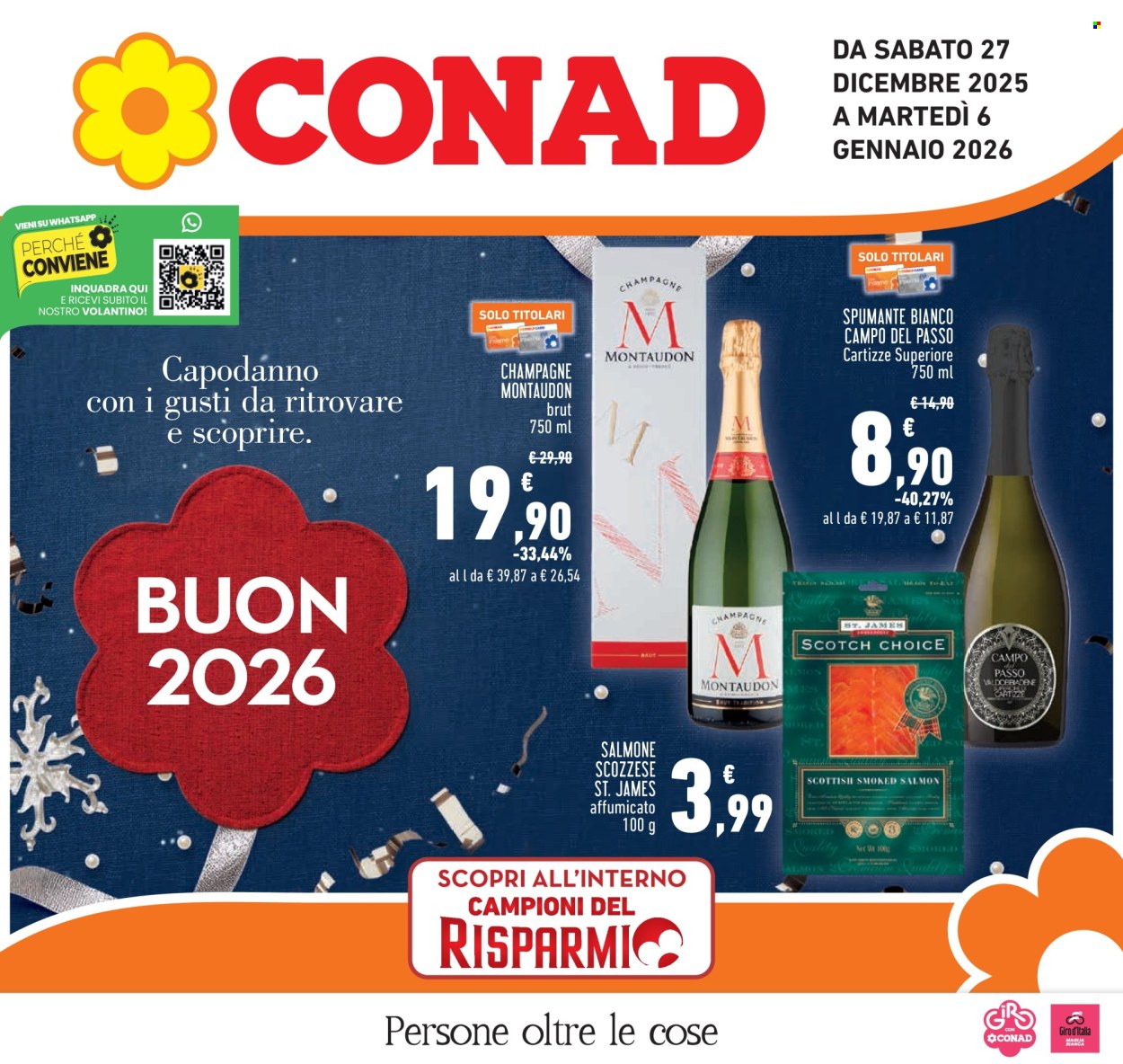 Volantino Conad - 27/12/2025 - 6/1/2026. Pagina 1