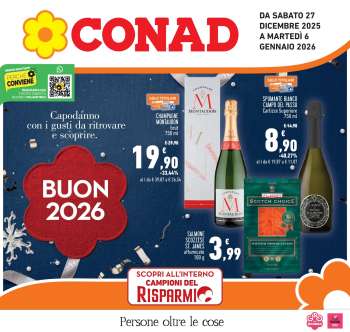 Volantino Conad - 27/12/2025 - 6/1/2026.