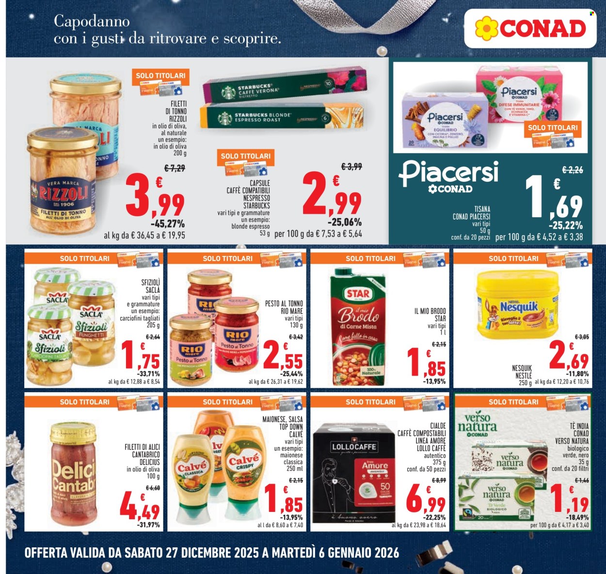 Volantino Conad - 27/12/2025 - 6/1/2026. Pagina 16