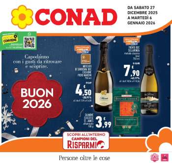Volantino Conad - 27/12/2025 - 6/1/2026.