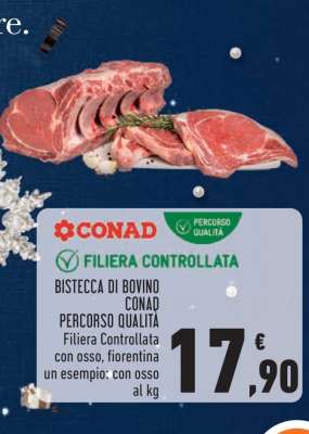 Bistecca di Bovino Conad Percorso Qualità