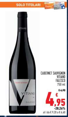 Cabernet Sauvignon Vitiano Falesco