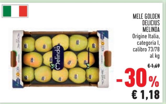 MELE GOLDEN DELICIUS MELINDA