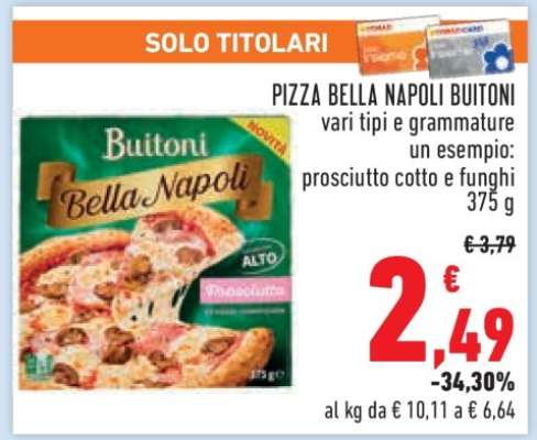 Pizza Bella Napoli Buitoni