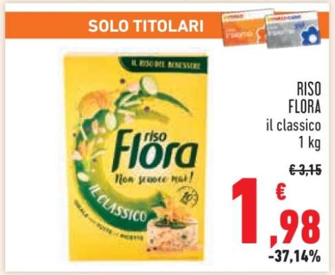 RISO FLORA il classico