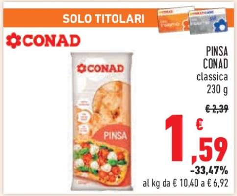 PINSA CONAD classica