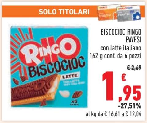 BISCOCIOC RINGO PAVESI